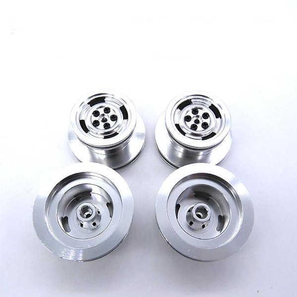 4 st Rc Bil Metall Navhjul Nav Fälgar För 1/12 Mn D90 D91 D96 D99S Modellbil Reservdelar Acc