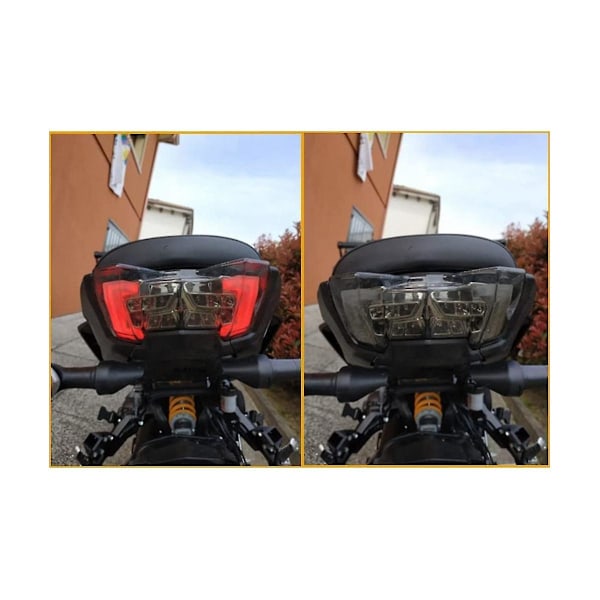 Motorcykel LED bremse baglygte blinklys bagindikator til Mt09 Fz09 Mt-09 Fz-09 2017-2020