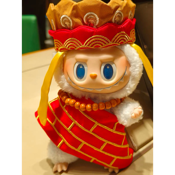 [HH] Kawaii V1 Labubu Monster Asut Alkuperäinen Söpö 17 cm Pehmeä Opettavainen Pehmolelu Nukkevaatteet Labubu Vaatteet #1