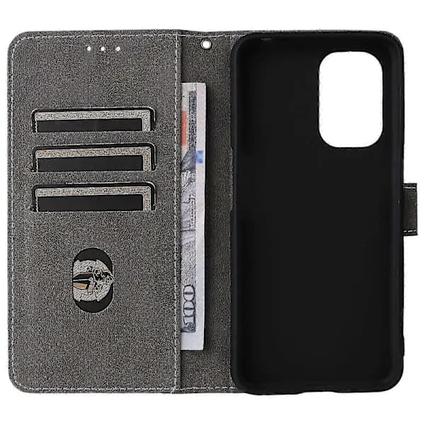 Doro 8100/8200 PU Läder Plånboksfodral med Ställ & Rem - Skyddande Telefonskal [] Brun