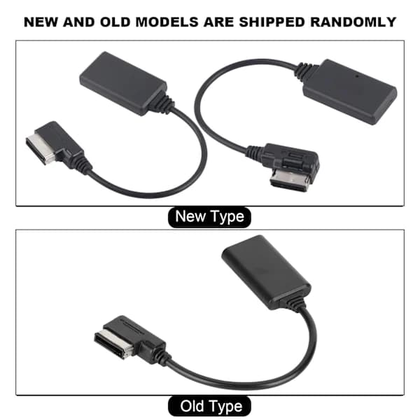 Bluetooth 5.0 AUX-musikinterfaceadapter lydkabel passer til AMI MMI MDI