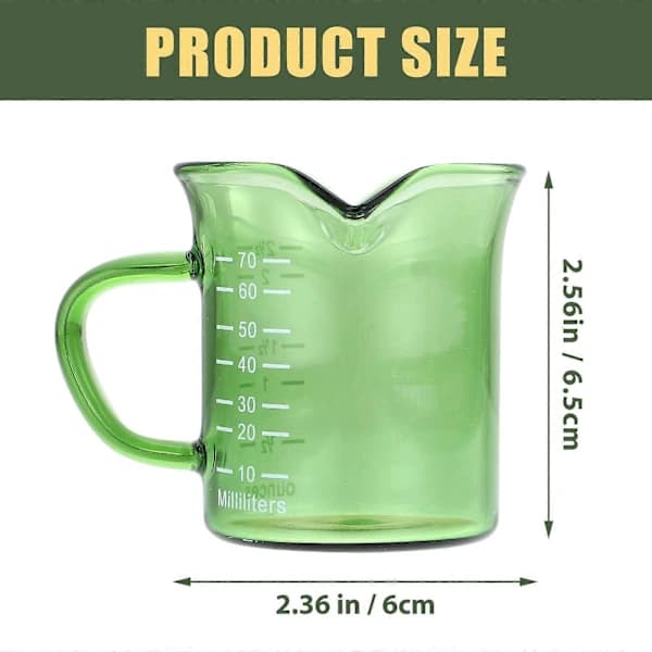 Glas Mätglas Kaffemugg Mätning Mjölkglas Hem Dricksglas Kaffekopp