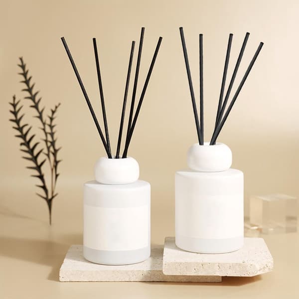 Aromadiffuser-genopfyldningspinde, fiber med høj densitet, 100 stk., 20 cm, sort, til æteriske oliediffusere til hjemmet
