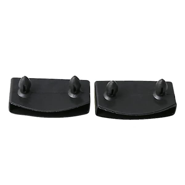 HA-50 stk Sengeribbe Plast Endestykker Holder 55mm Sort --F0