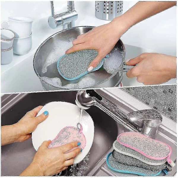 Dishcloths for Kitchen, Antibacterial, Washable, Reusable (8 Pack)
