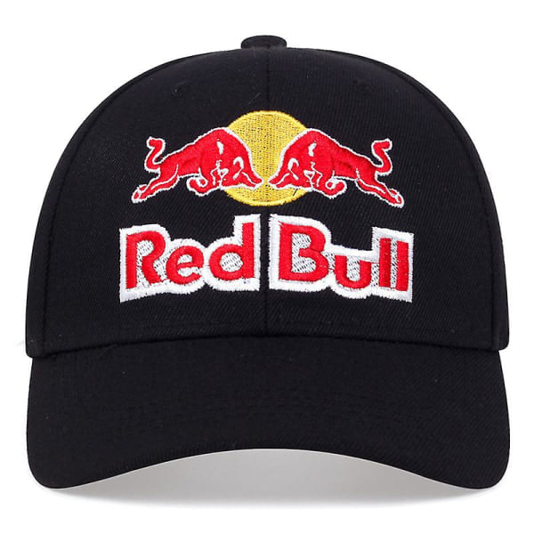 Red Bull Racing Keps Utomhussport för Män Skärmkeps Basebollkeps, Svart