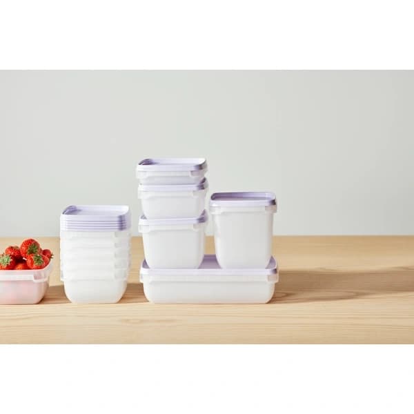 Frysförvaringsburkar 5-pack x 0,5 L Lavendel Lila lila