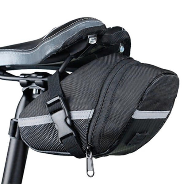/HH/ Cykelsaddeltaske Vandafvisende Sort