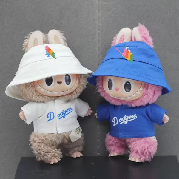 [HH] Labubu Dodgers Trøje Labubu LA Dodgers Tøj Blue Clothes only