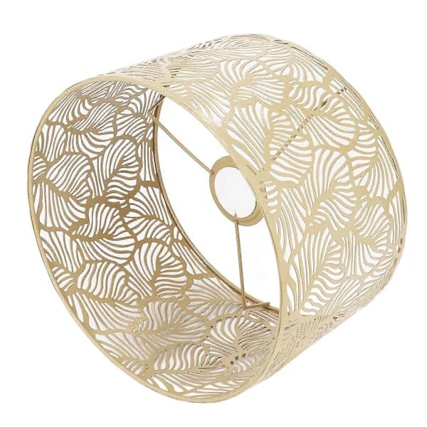 HA~Lammskärm Lätt Lampskärm Modern Enkel Stil Heminredning För E14 E27 Glödlampor Guld