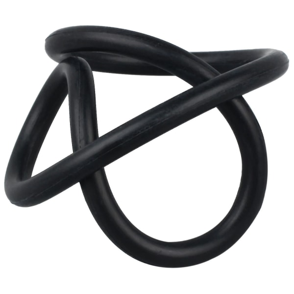 6 stk. 110 mm x 5 mm Sorte Gummi Industrielle Fleksible O-Ring Tætninger