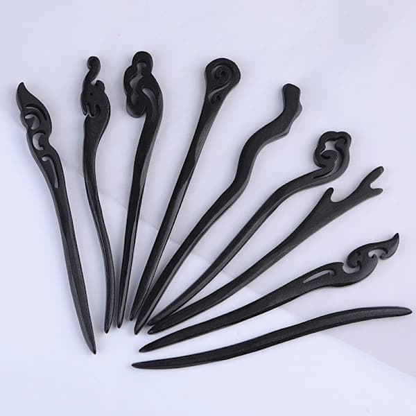 Heta 9 Trehårnåler Vintage Hårnåler Vintage Hårklemme for Kvinner Hårnåler for DIY Hårtilbehør#