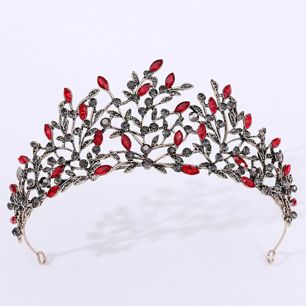 Tiara til kvinder, Queen Gothic Crown, bryllupstiara, brude hårtilbehør til kvinder, pandebånd, WZ-1626R