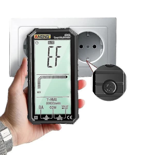 HA-Digitalt Smart Multimeter Transistortester Auto Elektrisk Kapasitans