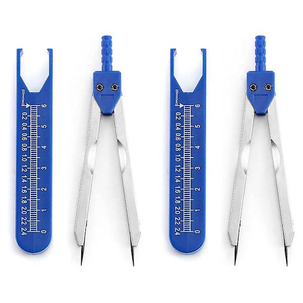 Ekg Ecg Caliper Elektrokardiogram Divider, 2 Pak Målværktøj Ecg Calipere Til Elektrokardiogram