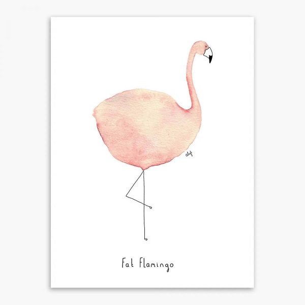Wekity Word Meets Animals 3 seinätaide kankaalle painettu juliste, yksinkertainen luova vesiväri taide piirustus sisustus kotiin olohuoneeseen makuuhuoneeseen toimistoon ja lapsiin