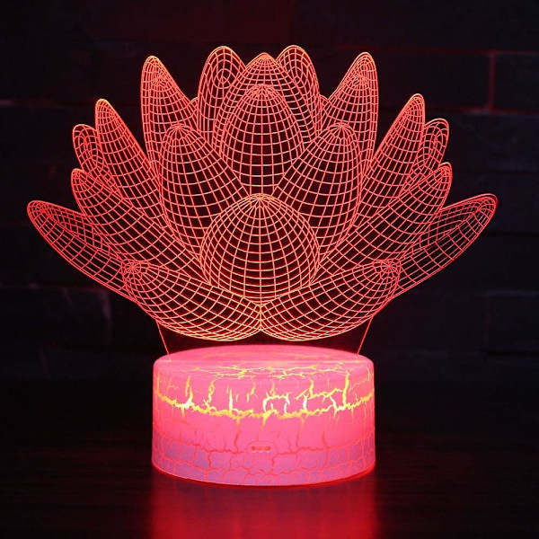 16 Färgförändrande Nattlampa 3D Atmosfär Glödlampa