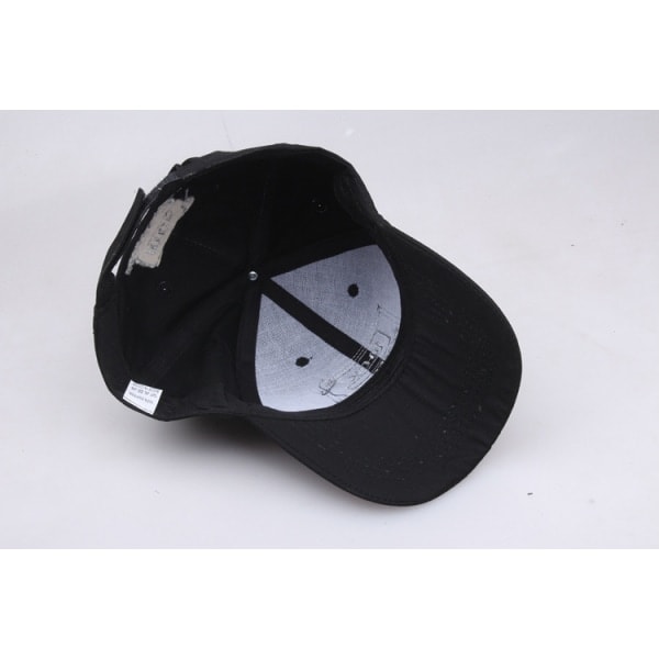 /HA/Eksplosjon Skyting Jakt Baseball Caps Mote Utendørs Bomullshatter Fritid Solbeskyttelse Hatter Justerbar Golfhatt, Svart