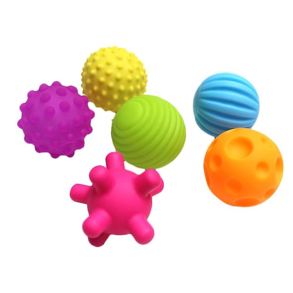 Färgglad mjuk bästa texturerad multileksaksuppsättning taktila sensoriska leksaker för barn
