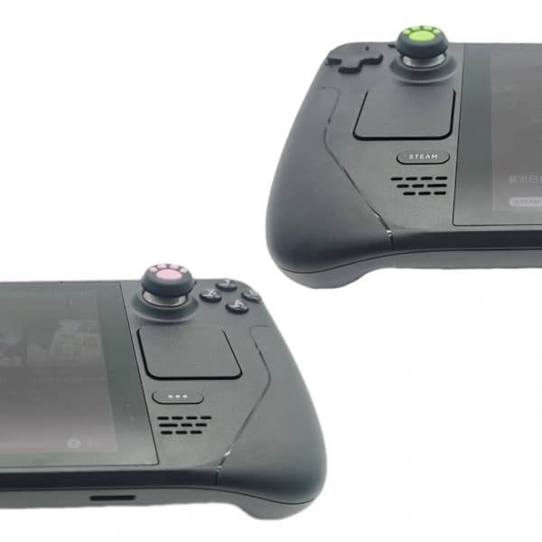 HA-5 par tommelfingergreb Spilcontroller Søde kattepoter Killingepote Analog-Stick Beskyttere Silikone Joystick-hætter til Steam Deck