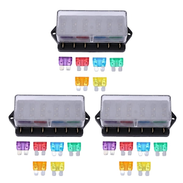 6-tie Fuse Holder Box Auto Vehicle Circuit Blade Fuse Box