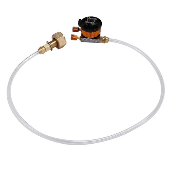 Propanoppfyllingsadapter for utendørs camping, flat gassbeholderkobling, adapter for gasslading med fortrykk