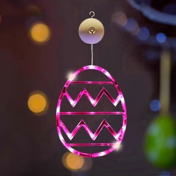 Easter Window Lights, Luminous Easter Decorations, Hanging String Lights for Home Bedroom Living Room Wall Decor
