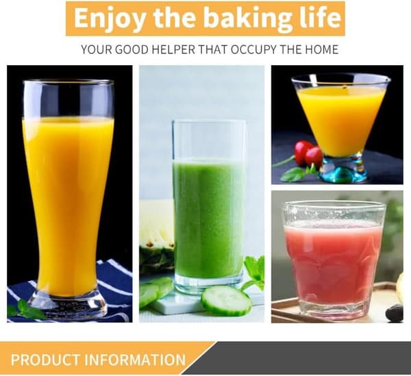 HA~Juicer - Manuel - Håndtryk - Bærbar appelsin- og citronjuicer