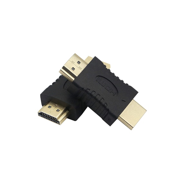 HDMI-kontakt, hane-till-hane-adapter (2 st)