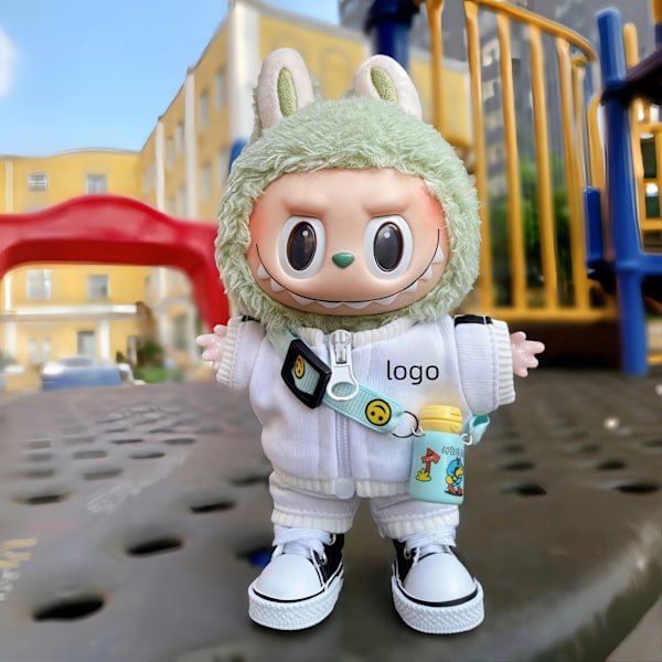 [HH] Labubu Kläder Kläder Basebollkeps Kostym Sportkläder Outfit Tillbehör Set Endast Labubu Kläder Pink Baseball Cap suit2