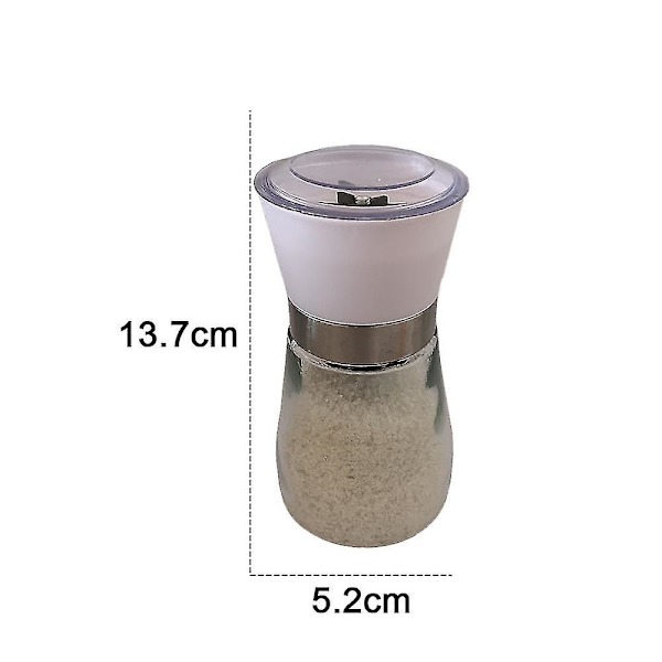 Salt och pepparkvarn set - justerbar krydda keramik