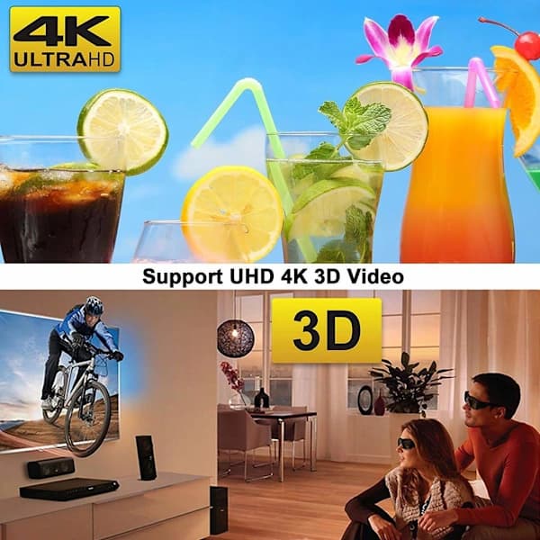 HDMI-splitter 1x2 til 2 skærme 3D/4K/1080p