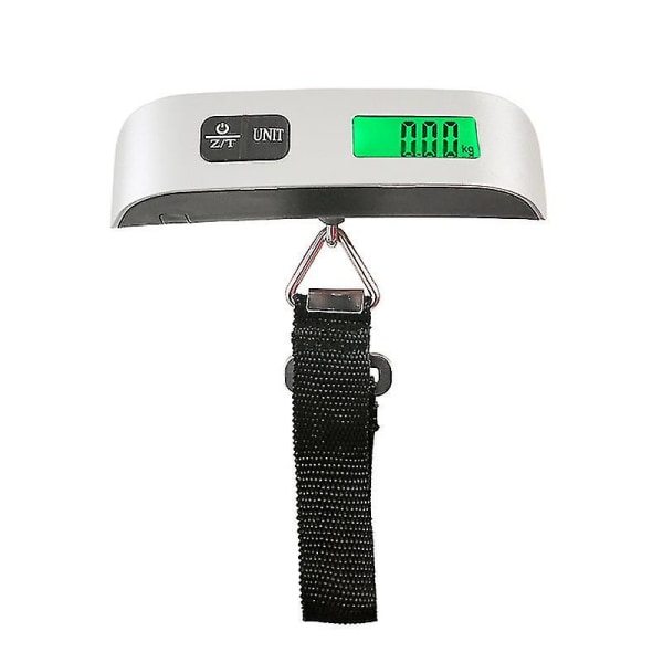 Ny 50 kg bärbar LCD digital hängande bagagevåg reseelektronik