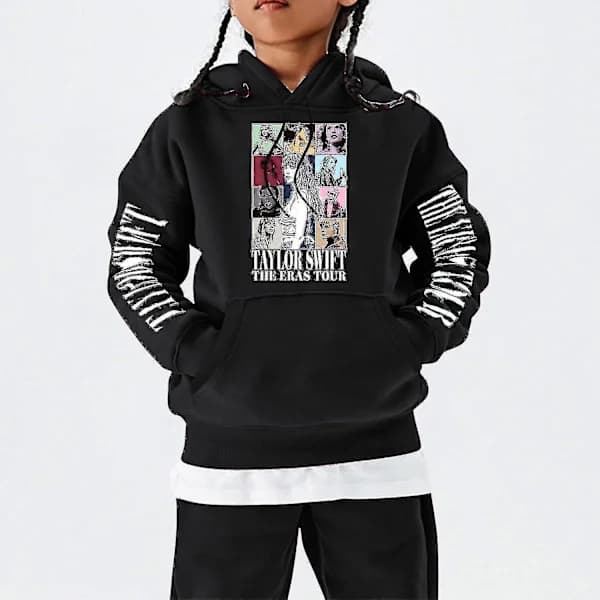 HA-Jentegensere 1989 Casual Taylor Pullover Barn Gutter Swifts Pullover Hettegenser Konsertantrekk For 4-14 År 01 Rosa 01 pink 8 til 9 År