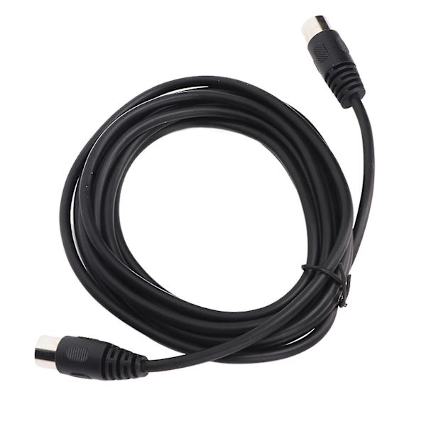 6-polet DIN-kabel han til han Plug and Play lydsignalforbindelse DIN-forlængerledning til digital enhed 3 meter / 9,8 fod