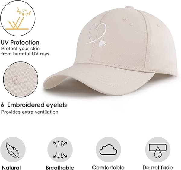 Baseballkasket, åndbart tekstil, let og foldbar, solbeskyttelse, unisex til sommerrejser, strand og vandreture, sort