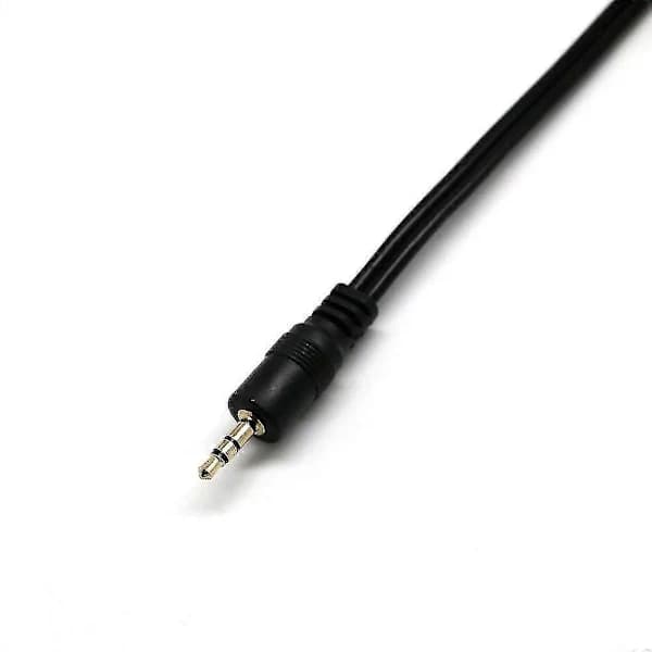 5 m lydkabel 3,5 mm jack til RCA-stik RCA-stik RCA til AUX-stik