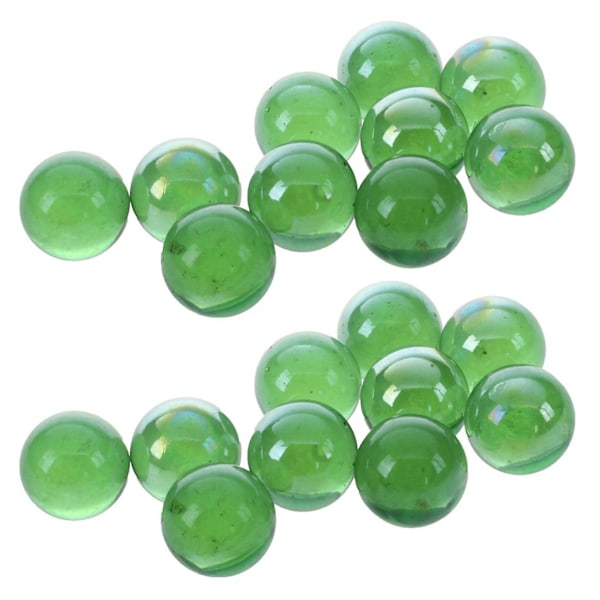 10pcs Bille Perle Ronde Verre Aquarium Poisson Decoration Vert