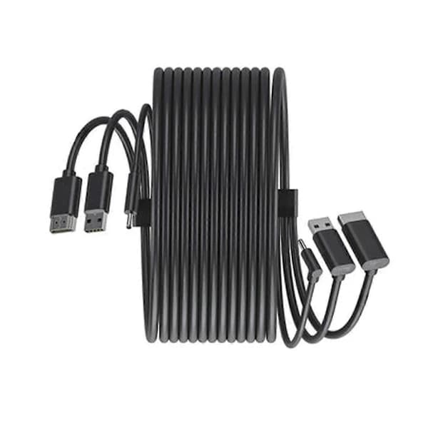 Erstatningskabel 3-i-1 til HTC Vive HDMI-kompatibel 5M, USB, Strøm VR-spil