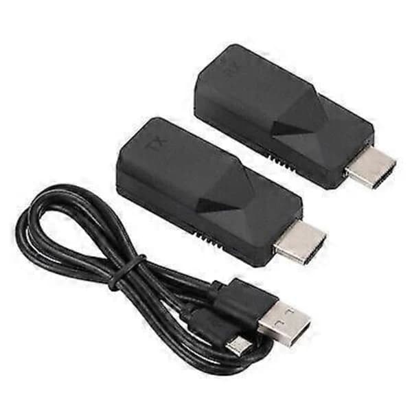 HA~60M HDMI Extender HDMI Til RJ45 Over Cat 5e/6 Netværk LAN Ethernet Adapter 4K FP