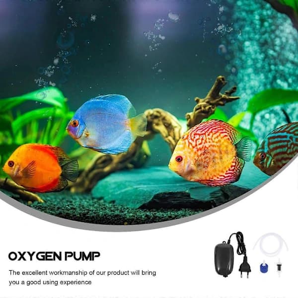 Akvarietilbehør Luftpumpe for akvarium Akvarietilbehør Lufter Luftpumpe Akvarium 2025:e
