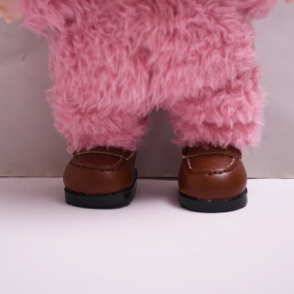 [HH] Skor Endast 17cm Labubu Dockor Kläder Monster Kläder Outfit Tillbehör DIY Barn Present Prinsess Skor Casual J