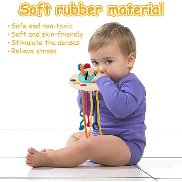 HA-Montessori-babyleker 12-18 måneder, babyleker 6-12 måneder, sensoriske leker A