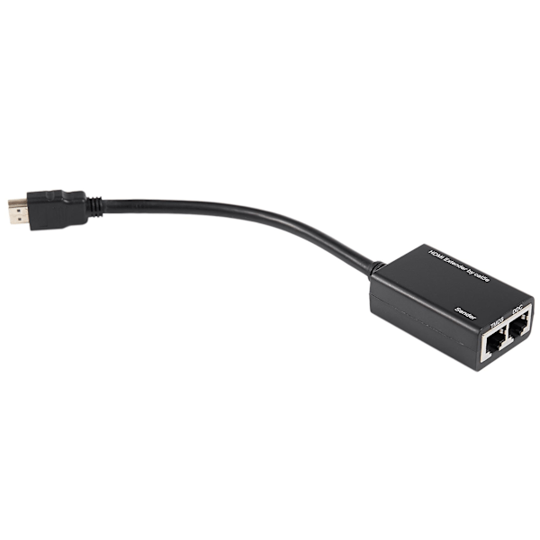 2x Over Rj45 Cat5e Cat6 Utp Lan Ethernet Extender Repeater 1080p 3d Til 100ft