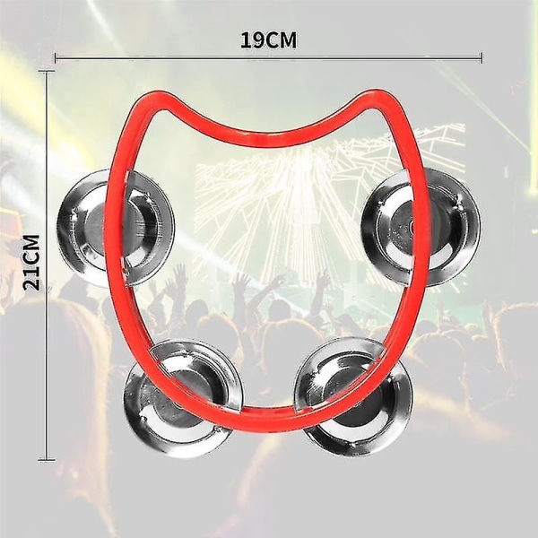 20 stk. Tamburin Musikinstrumenter, Mini Håndholdte Tamburiner, Percussion Rytme Mus
