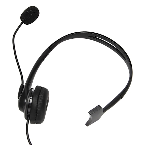 USB-hodesett for kundesenter med støydempende mikrofon, monohøyttaler for PC, hjemmekontor, telefon