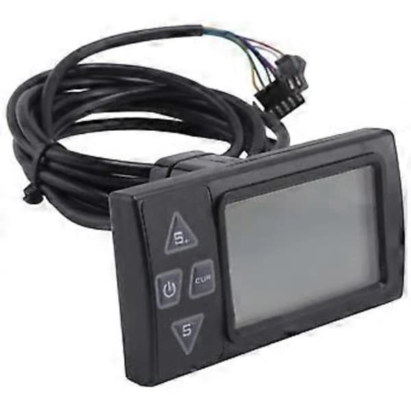 HA-S861 LCD Ebike Display med SM-stik til Elektrisk Cykel BLDC Controller Kontrolpanel Sort 24V-36V