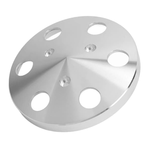 Luftkonditionering AC Kopplingskåpa Kit Metall Hög Hållfasthet 8847 för Sanden 508 Kompressor Silver []