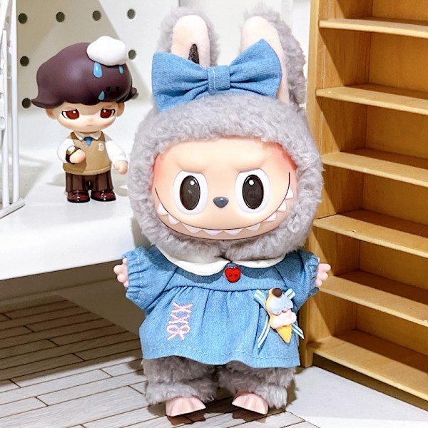 [HH] Labubu Dockkläder Kläder Hatt Skor Outfit Set Labubu Till Kläder Docktillbehör Alla Modeller 36