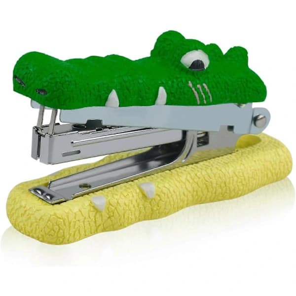 HA~Alligator stiftemaskin, Stiftemaskiner for skrivebord, Søt stiftemaskin, Stiftemaskin søt